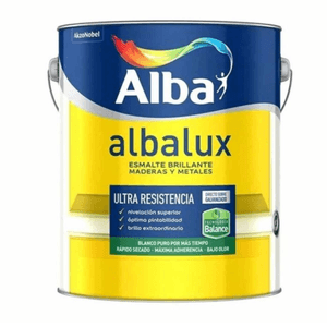 Esmalte Al Agua Albalux Blanco 4 L