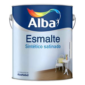Esmalte Satinado Blanco 20 L Alba Standar