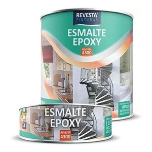 Esmalte Epoxi Negro 1 L Revesta 4300