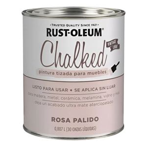 Pintura al Agua Chalked A Pincel Rosa Palido 1 L