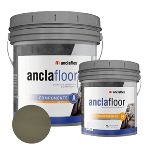 Micropiso Cementicio Anclafloor Color Cienaga 7 Kg