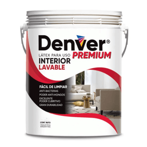 Pintura Para Interior Látex Lavable Premium Denver 10 L