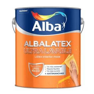 Pintura Para Interior Látex Ultra Lavable Mate Albalatex 4 L
